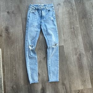 Blue garage jeans